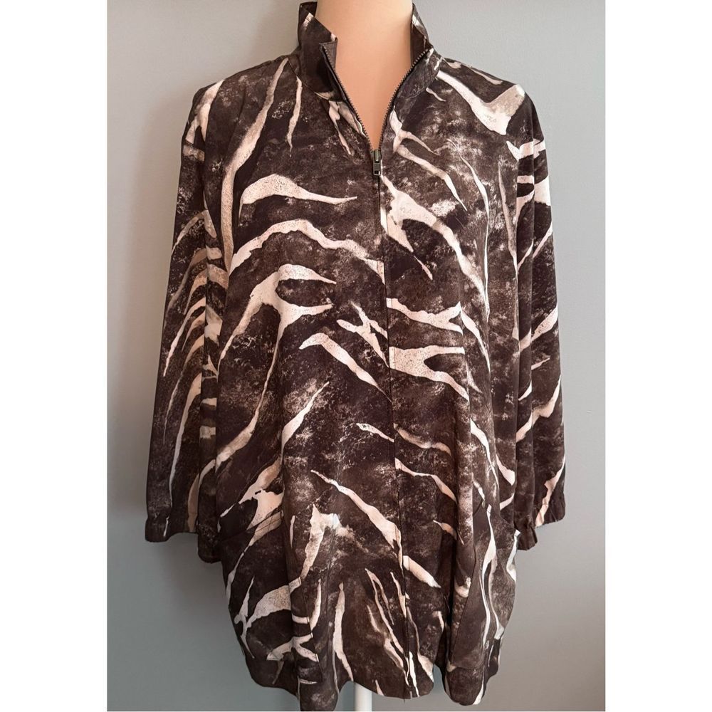 Additions by Chico’s Full-Zip Top/Lightweight Jacket, size 3 (XL)